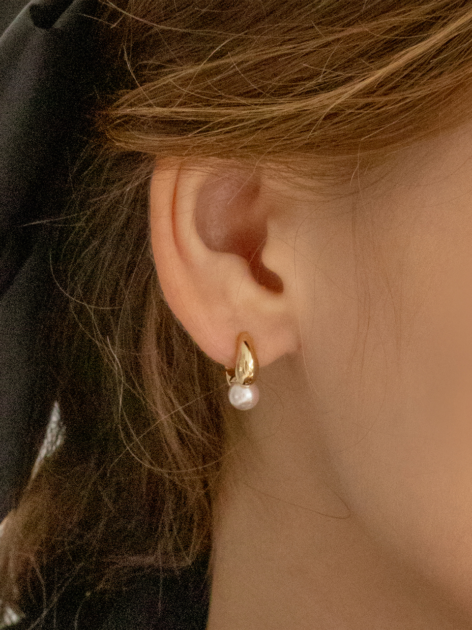 [셀럽 착용] aube pearl earring